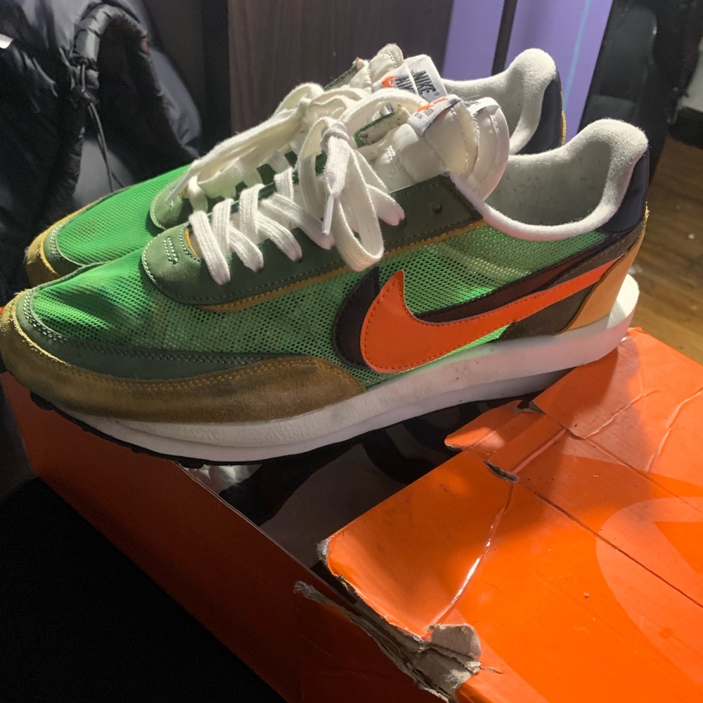NIKE LDWAFFLE /SACAI SNEAKERS SIZE 12 9.5/10